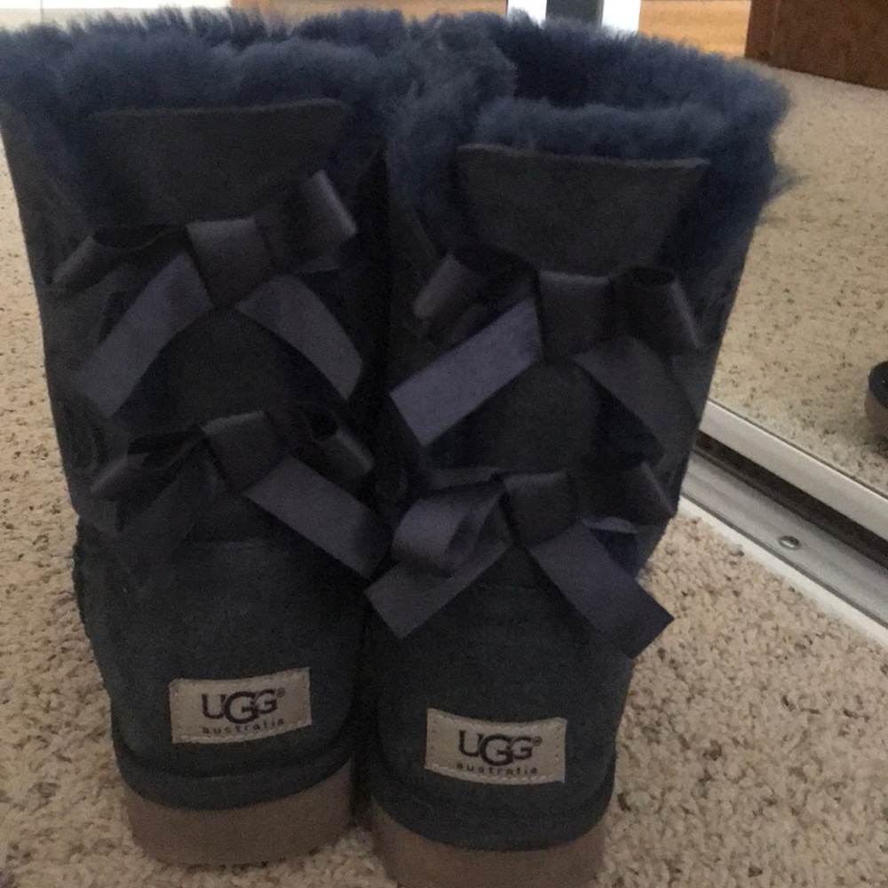 Dark Blue Bailey Bow Ugg